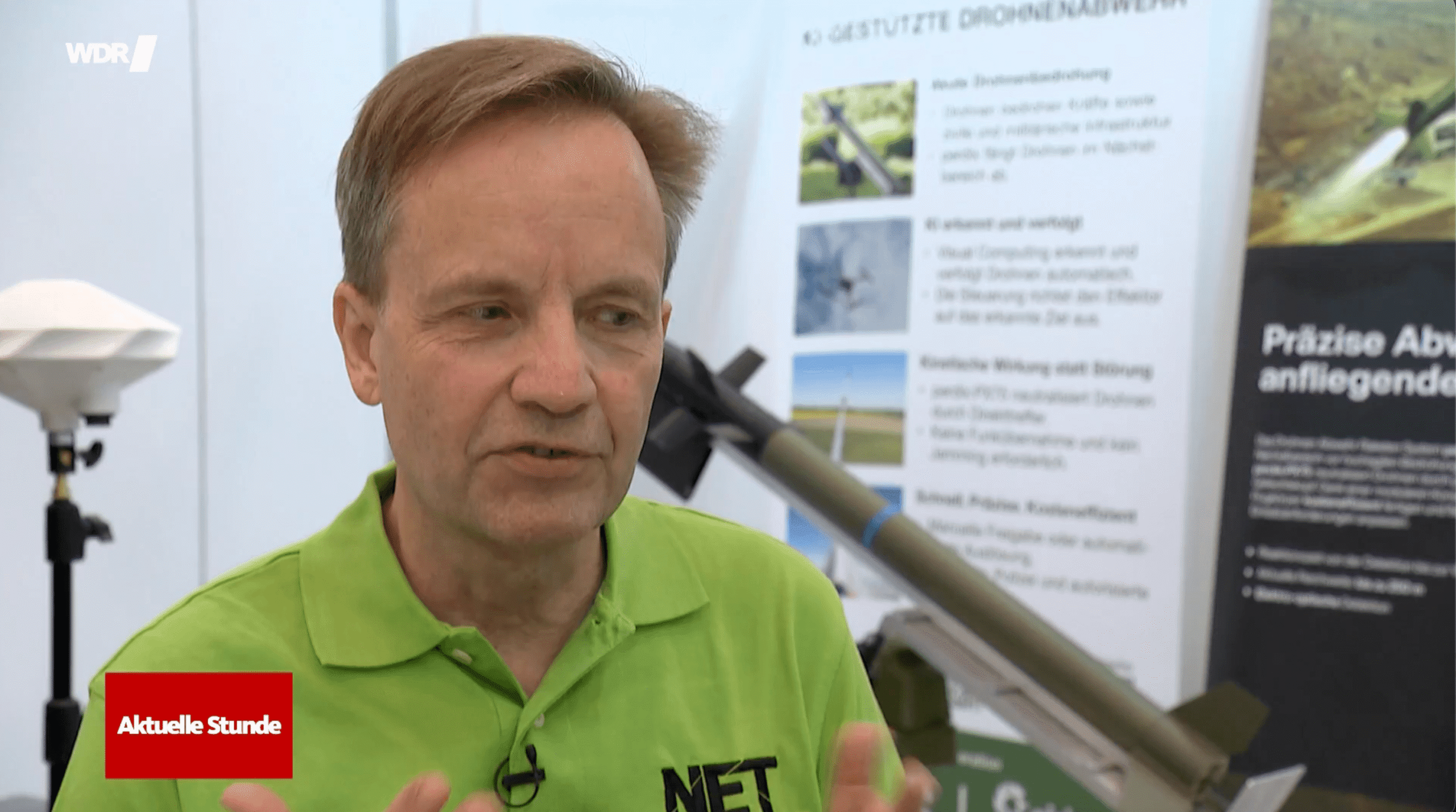 Counter Drone System PERDIX in the WDR interview — watch the report